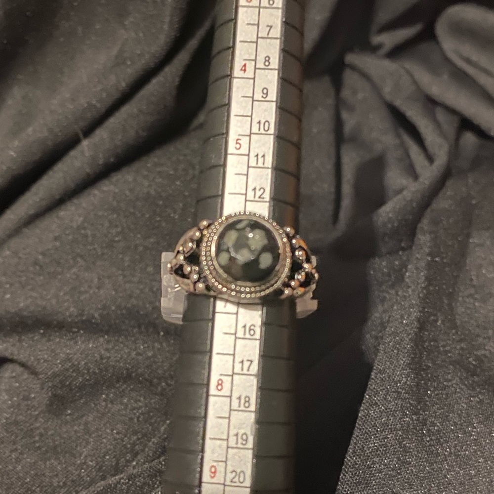 Screen Accurate I AM brand stone ring | Eddie Munson : Stranger Things
